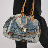 Louis Vuitton Monogram Denim Patchwork Bowly Bag