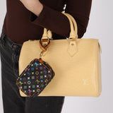 Limited Edition Louis Vuitton x Takashi Murakami Noir Multicolor Monogram Wapity