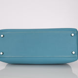 Hermès 2006 Bleu Jean Togo Kelly 32 Retourne PHW