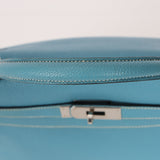 Hermès 2006 Bleu Jean Togo Kelly 32 Retourne PHW