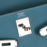 Hermès 2006 Bleu Jean Togo Kelly 32 Retourne PHW