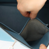 Hermès 2006 Bleu Jean Togo Kelly 32 Retourne PHW