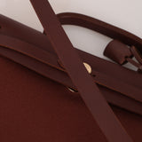Hermès 2001 Rouge H Toile Officier and Vache Hunter Herbag 31 GHW