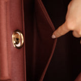 Hermès 2001 Rouge H Toile Officier and Vache Hunter Herbag 31 GHW
