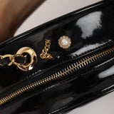Limited Edition Chanel 1994 Patent Rounded Vanity Bag