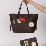 Limited Edition Louis Vuitton 2016 Monogram My World Tour Neverfull MM with Pouch