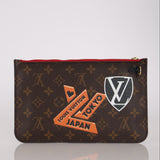 Limited Edition Louis Vuitton 2016 Monogram My World Tour Neverfull MM with Pouch