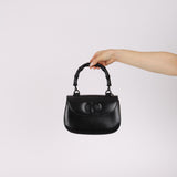 Limited Edition Gucci Dyana Lux Calfskin Monochrome Bamboo 1947 Mini Top Handle Bag