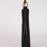 Gucci Black Leather Square G Shoulder Bag