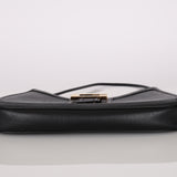 Gucci Black Leather Square G Shoulder Bag