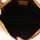 Gucci Tan GG Canvas Shoulder Hobo Bag