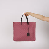 Gucci Pink GG Canvas Shopping Tote