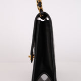 Chanel Single Flap Black Lambskin 2004 24K GP