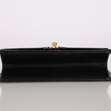 Chanel Single Flap Black Lambskin 2004 24K GP