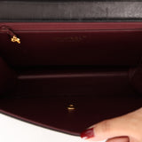 Chanel Single Flap Black Lambskin 2004 24K GP