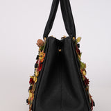Prada Saffiano Small Garden Galleria Double Zip Tote