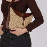 Loewe Raffia Leather-Trimmed Small Hammock