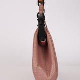 Gucci Mauve Bison Bamboo Pagoda Frame Bag
