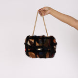 Ultra-Rare Chanel Single Flap Mink Fur and Black Lambskin 2001 BGHW