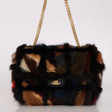 Ultra-Rare Chanel Single Flap Mink Fur and Black Lambskin 2001 BGHW