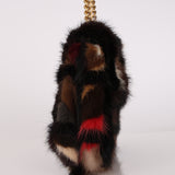 Ultra-Rare Chanel Single Flap Mink Fur and Black Lambskin 2001 BGHW