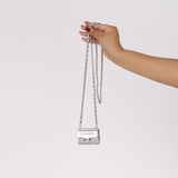 Rare Chanel Micro Flap Metal Strass CC 2022 SHW