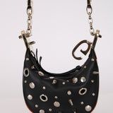 Gucci Studded Leather Attache Mini Hobo