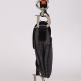 Limited Edition Christian Dior 2005 Grey Diorissimo Flight Saddle Bag