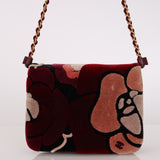 Chanel Mini Flap Paris Cosmopolite Velvet Camellia and Lambskin 2017 AGHW