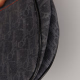 Limited Edition Christian Dior 2005 Grey Diorissimo Flight Saddle Bag