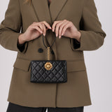 Chanel 2019 Black Lambskin Evening By The Sea Clutch