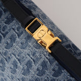 Dior 2024 Denim Oblique Diorstar Nomad Pochette