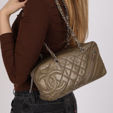 Chanel Cotton Club Bowler Bag Bronze Calfskin 2008 SHW