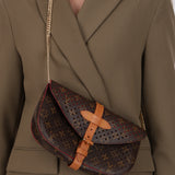 Louis Vuitton Perforated Monogram Flore Saumur Clutch