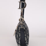 Christian Dior Diorissimo Charm Pochette Navy Canvas 2004