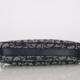 Christian Dior Diorissimo Charm Pochette Navy Canvas 2004