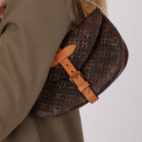 Louis Vuitton Perforated Monogram Flore Saumur Clutch
