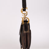 Dior Double Saddle Brown Canvas 2001