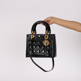 Dior Medium Lady Cannage Patent 1997