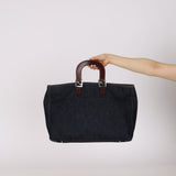 Fendi Denim Large Twin Tote