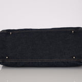 Fendi Denim Large Twin Tote