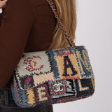 Chanel Jumbo Single Flap Mixed Media Patchwork 2012 SHW