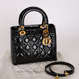 Dior Medium Lady Cannage Patent 1997