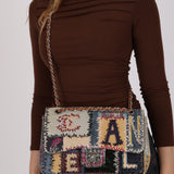 Chanel Jumbo Single Flap Mixed Media Patchwork 2012 SHW