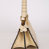Limited Edition Fendi Metal Stitch Selleria Peekaboo ISEEU Stretch Bag