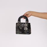 Ultra-Rare Dior Mini Lady Satin Beaded 2016