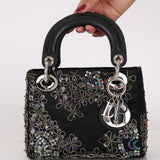 Ultra-Rare Dior Mini Lady Satin Beaded 2016