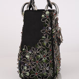 Ultra-Rare Dior Mini Lady Satin Beaded 2016