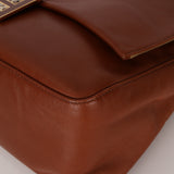 Rare Fendi Calfskin Large Mamma Forever Baguette with Watersnake