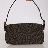 Fendi x Sarah Coleman Vertigo Zucca Baguette Bag with Watersnake